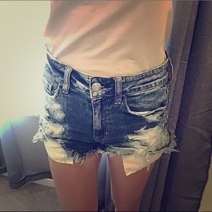 American Eagle High-Rise Shortie Shorts